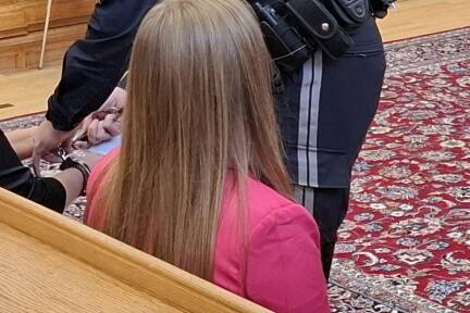 Die 32-jährige Zweitangeklagte, eine gebürtige Oberösterreicherin.  