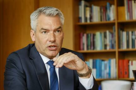Der frühere Kanzler und ÖVP-Chef Karl Nehammer. 