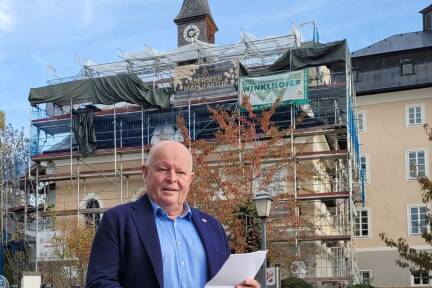 Den Seekirchner Bürgermeister Konrad Pieringer wird die Renovierung der Seeburg auch im nächsten Jahr weiter beschäftigen. 