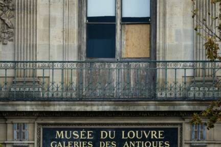 Diebe kamen durch das Fenster in das Museum 
