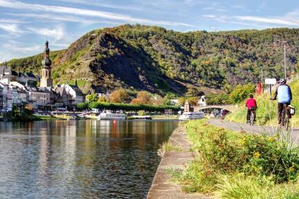Ein Höhepunkt und Ende der Reise: Cochem an der Mosel. 
