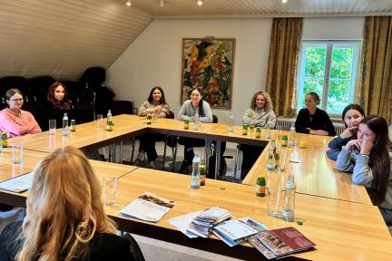 In der Frauenrunde herrschte vertraute Stimmung. 