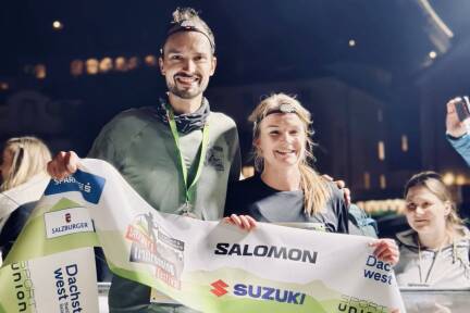Josef Grundbichler und Agata Strausa.  