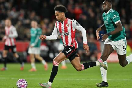 Brentford lief Liverpool davon 