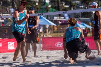 Hammarberg/Berger in Kapstadt im Finale 