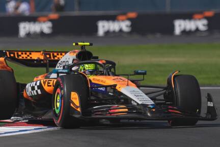McLaren-Pilot Lando Norris fuhr der Konkurrenz in Mexiko auf und davon. 