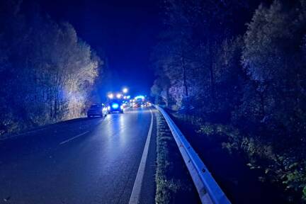 Der Alkotest des Lenker sergab 1,5 Promille 