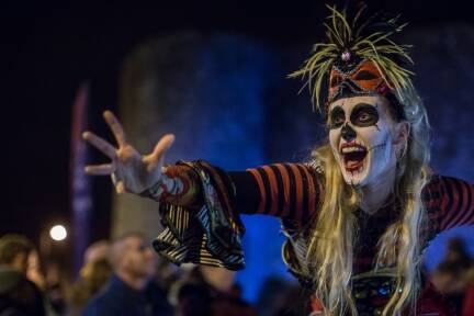 Erschrecken erwünscht: Púca-Festival im Osten Irlands. 