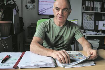 Im Bild Rupert Gruber, Betriebsrat der Landesklinik Tamsweg 