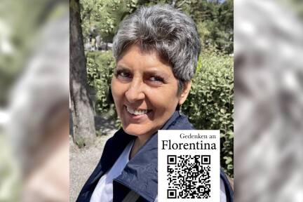 Die 2024 Verstorbene Florentina Rinnerthaler. 