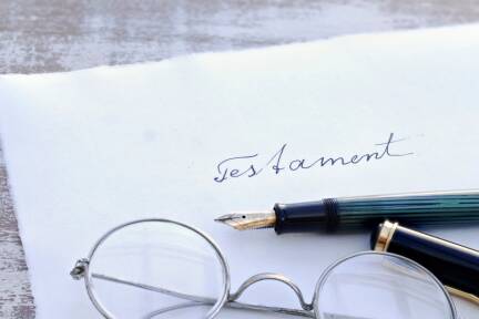 Testament-Spenden werden häufiger. 