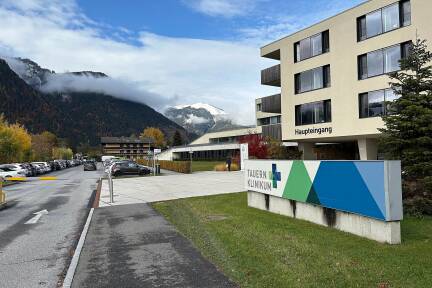 Das Tauernklinikum in Zell am See (Schüttdorf) am 29. Oktober 2025. 