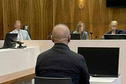 Angeklagter im Prozess um den Barnd in der Stern-Bar 