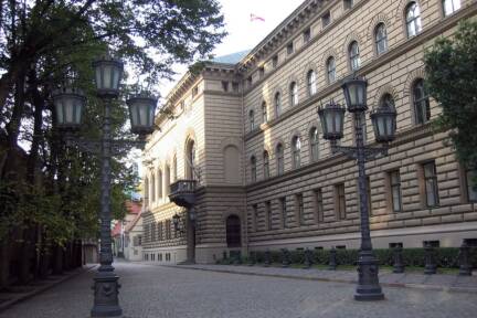 Lettlands Parlament in Riga 
