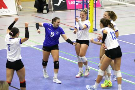 Jubeln wollen Dominika Gozdzicka und Co. auch am Samstag. 