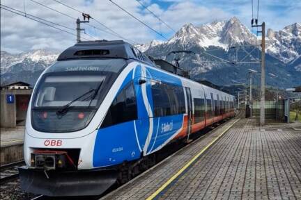 Eine Garnitur der Linie S3 am Bahnhof Gerling. Sie wird in Hinkunft R3 heißen und soll ab Dezember in Gerling nicht mehr stehen bleiben. 