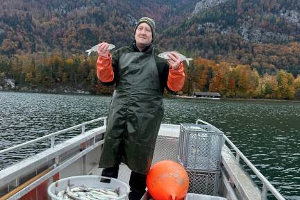 Marcus Schützinger hat als Pächter die Berufsfischerei von Nikolaus und Elfriede Höplinger übernommen. 