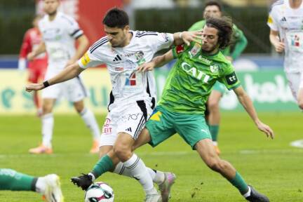 Dejan Zukic und Matthäus Taferner blieben ohne Torerfolg 