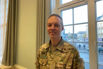 Kenneth Strøm ist Leiter der Entwicklungs- und Strategieabteilung des dänischen Heeres. 