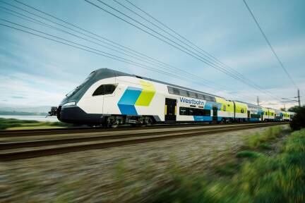 Die neuen Garnituren der Westbahn. 
