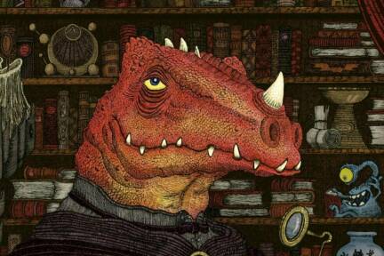 Walter Moers: Selbstporträt als Hildegunst von Mythenmetz 