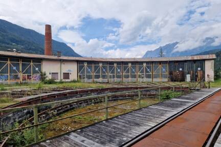 Frühestens 2027 sollte der ikonische Rundschuppen rückgebaut werden.  