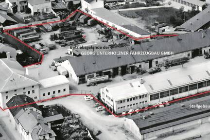 Das Areal der einstigen Fahrzeugfabrik an der Scheibenstraße in Traunstein.  