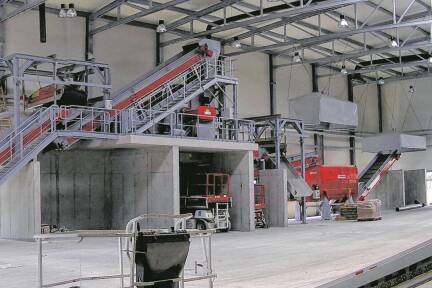 Moderne Sortieranlagen können viele verschiedene Fraktionen voneinander trennen. 