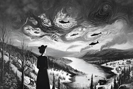 Hubschrauber, die in das Tal einfliegen: Eine lebendige Erinnerung – verbunden mit starken Emotionen.  