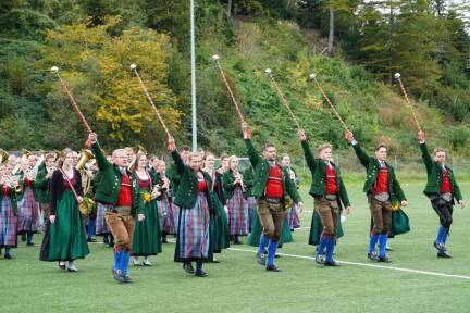 Mit ihren Showelementen begeisterte die TMK Mariapfarr. 