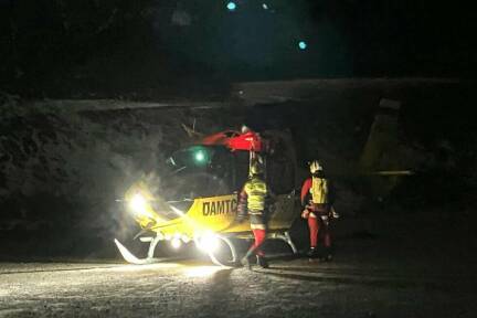 Die Wanderer wurden vom Notarzthubschrauber Christophorus 14 geborgen 