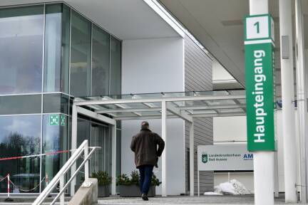 Das Landeskrankenhaus von Bad Aussee. 