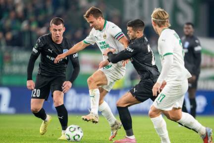 Kaum ein Durchkommen für die Rapidler 