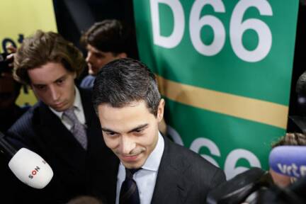 Rob Jetten und seine D66 gewinnen Parlamentswahl in den Niederlanden 