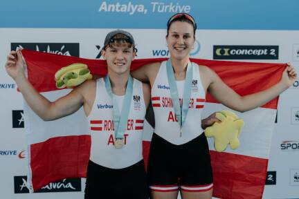 Nikolas Roidmayer und Carola Schwendinger. 