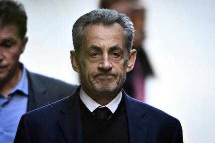 Sarkozy beim Haftantritt im Oktober 