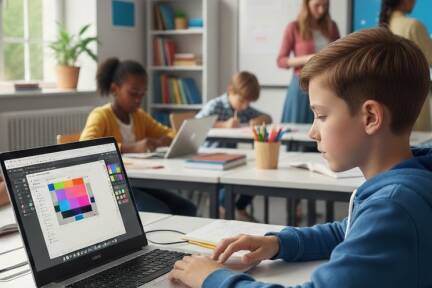 Auch an Flachgauer Schulen noch auf ihre Laptops, die sie vor allem für das Schulfach „Digitale Grundbildung“ benötigen. Ende November sollen alle Schulen beliefert sein.  