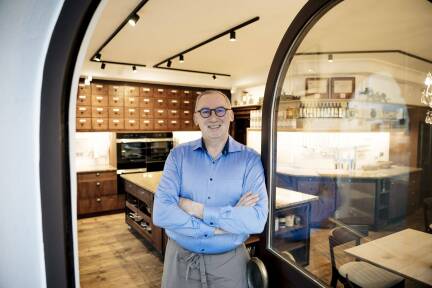 Roland Essl wird ein Menü für die Bühnenhandlung zubereiten. 