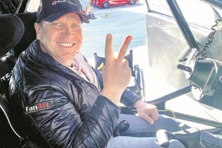 Mittlerweile sitzt Reini Sampl wieder in seinem Rennwagen. Die Reha in Großgmain war ein voller Erfolg.  