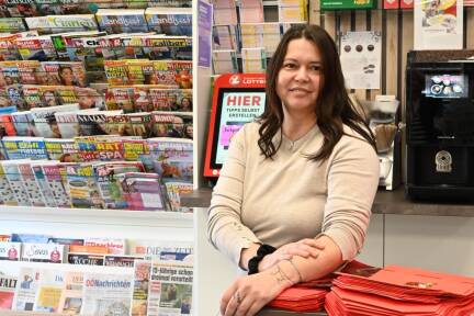 Sabine Pötzelsberger ist Hallwangs neue Trafikantin. 