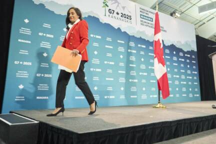 Kanadas Außenministerin Anita Anand 