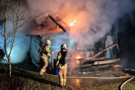 Zahlreiche Einsatzkräfte bekämpften den Brand. 