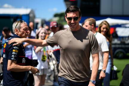 Hausherr Mark Mateschitz ließ sich auch heuer das Formel-1-Rennen auf dem Red-Bull-Ring in Spielberg nicht entgehen. 