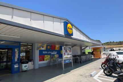 Griechische Supermärkte bekommen viel Besuch aus der Türkei. 