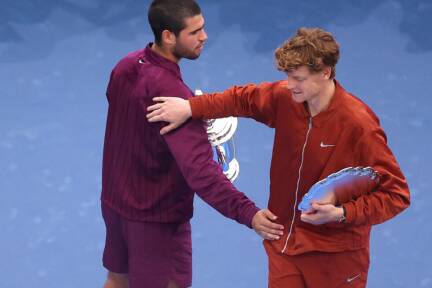 Kommt es zum nächsten Duell der Giganten? Carlos Alcaraz gegen Jannik Sinner.  