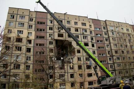 Kriegsschäden in Dnipro (Ostukraine/Archiv) 