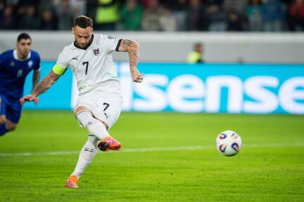 Marko Arnautovic erzielte im WM-Quali-Match auf Zypern das 1:0 für das ÖFB-Team. 