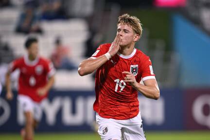 Jungbulle Johannes Moser schoss Österreich zum Aufstieg. 