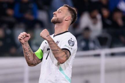 ÖFB-Rekordtorschütze Marko Arnautovic glänzte mit einem Doppelpack gegen Zypern und will mit Österreich nun auch die letzte Hürde auf dem Weg zur WM nehmen. 