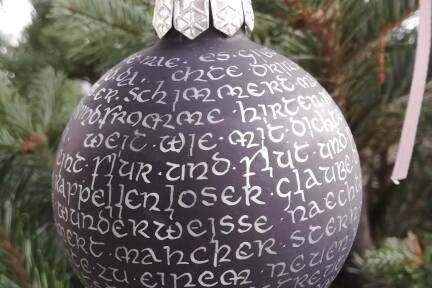 Kalligrafie von Hedwig Barsa-Pichlmair 